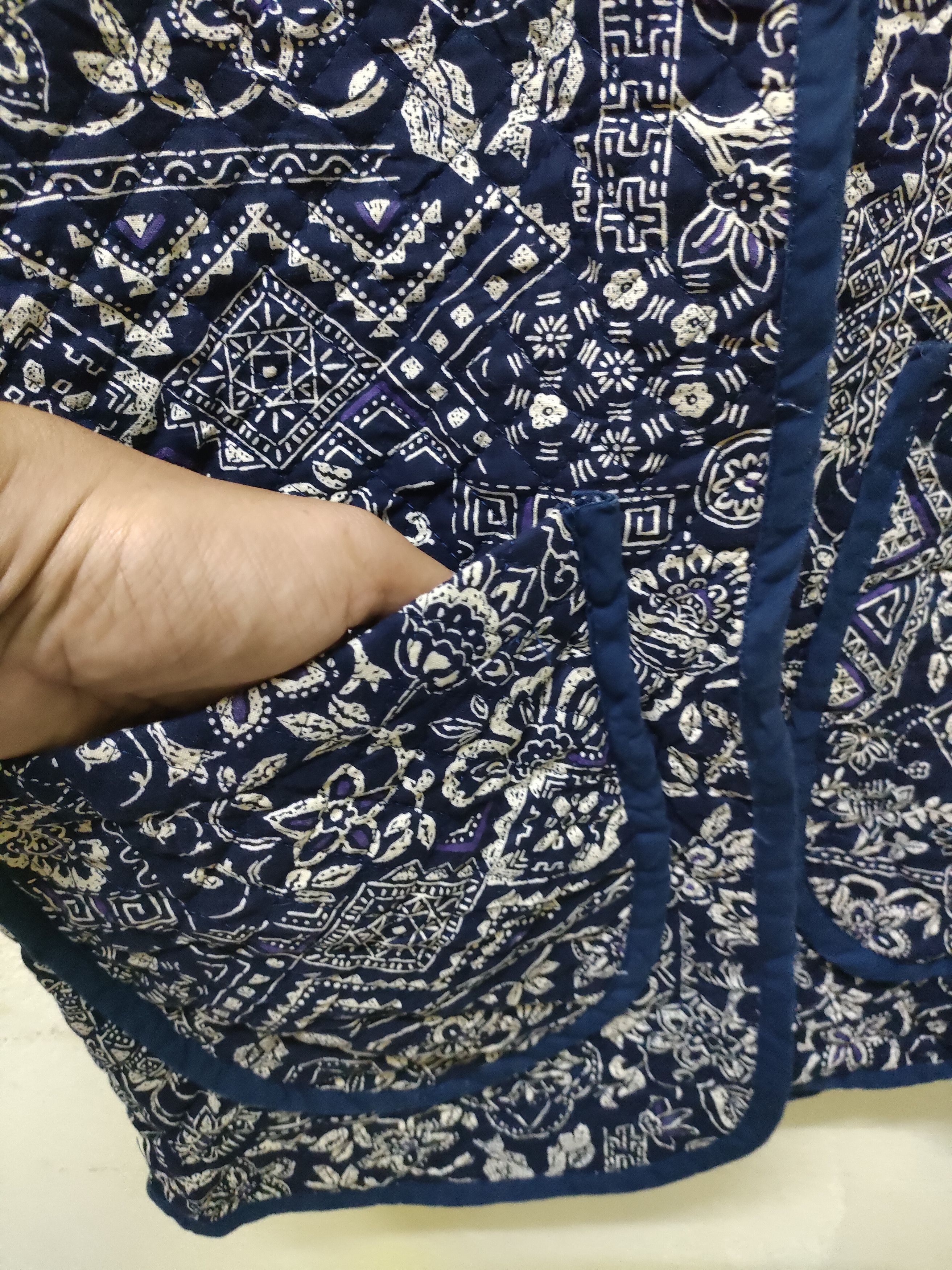 Indigo × Japanese Brand × Komono Japanese Traditional Kimono Indigo Blue Size US M / EU 48-50 / 2 - 5 Thumbnail