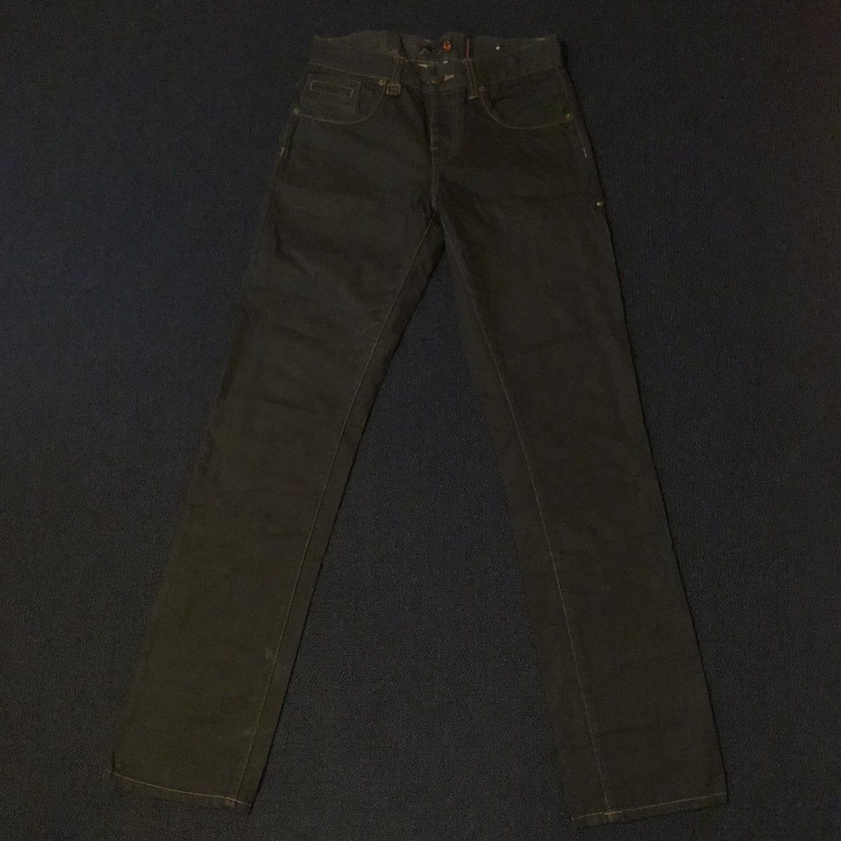Guess Vintage G By Guess Calan Low Straight Leg Denim Jeans 29x34 Size US 29 - 3 Thumbnail