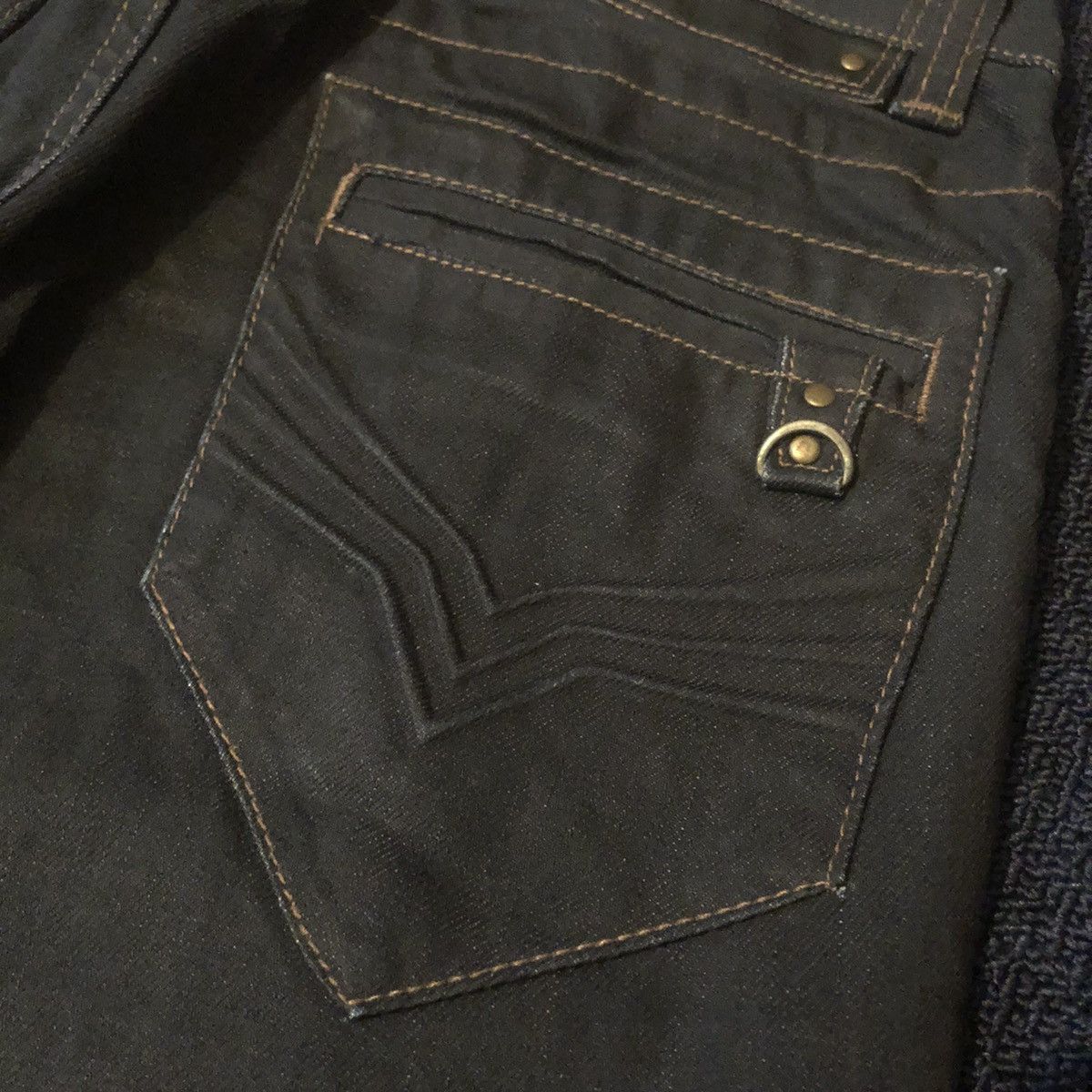 Guess Vintage G By Guess Calan Low Straight Leg Denim Jeans 29x34 Size US 29 - 4 Thumbnail