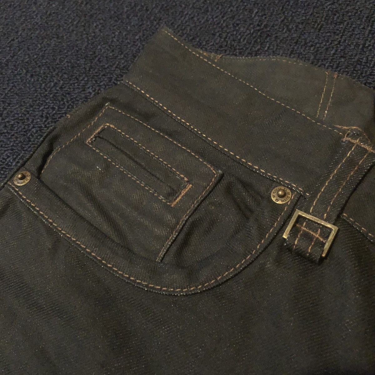Guess Vintage G By Guess Calan Low Straight Leg Denim Jeans 29x34 Size US 29 - 7 Thumbnail