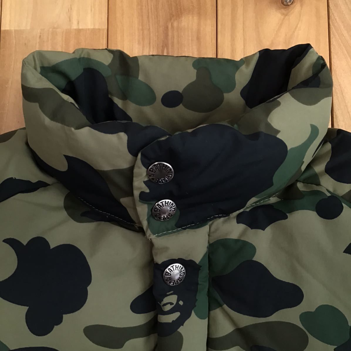 Bape BAPE 1st camo green down jacket a bathing ape Size US S / EU 44-46 / 1 - 4 Thumbnail