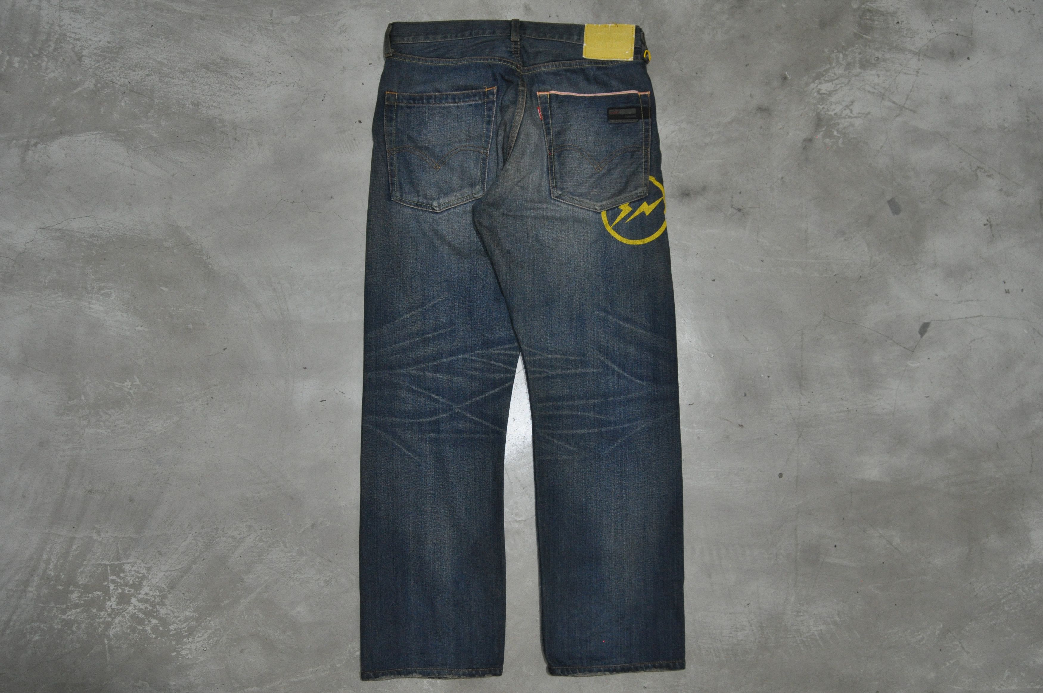 image of Fragment Design x Levis Levi's Fenom - Fd - S/s 09 - Light Oz Sunderys 207 Denim, Men's (Size 30)