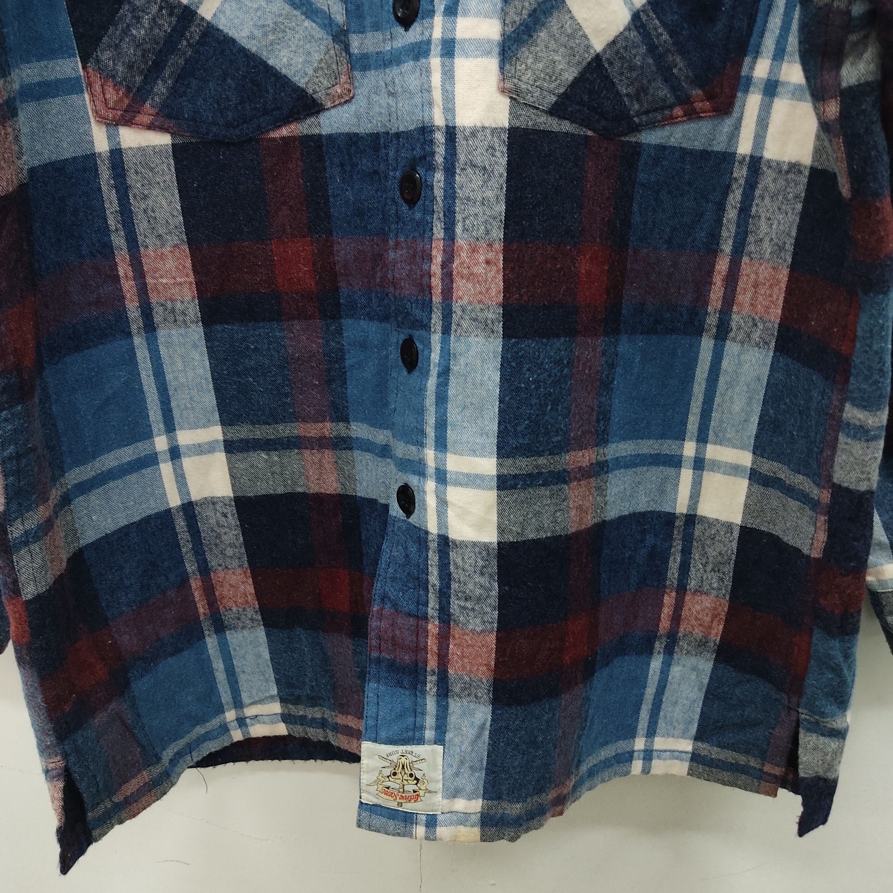 Flannel Crash Active Scene Street Surf Checked Flannel Size US L / EU 52-54 / 3 - 4 Thumbnail