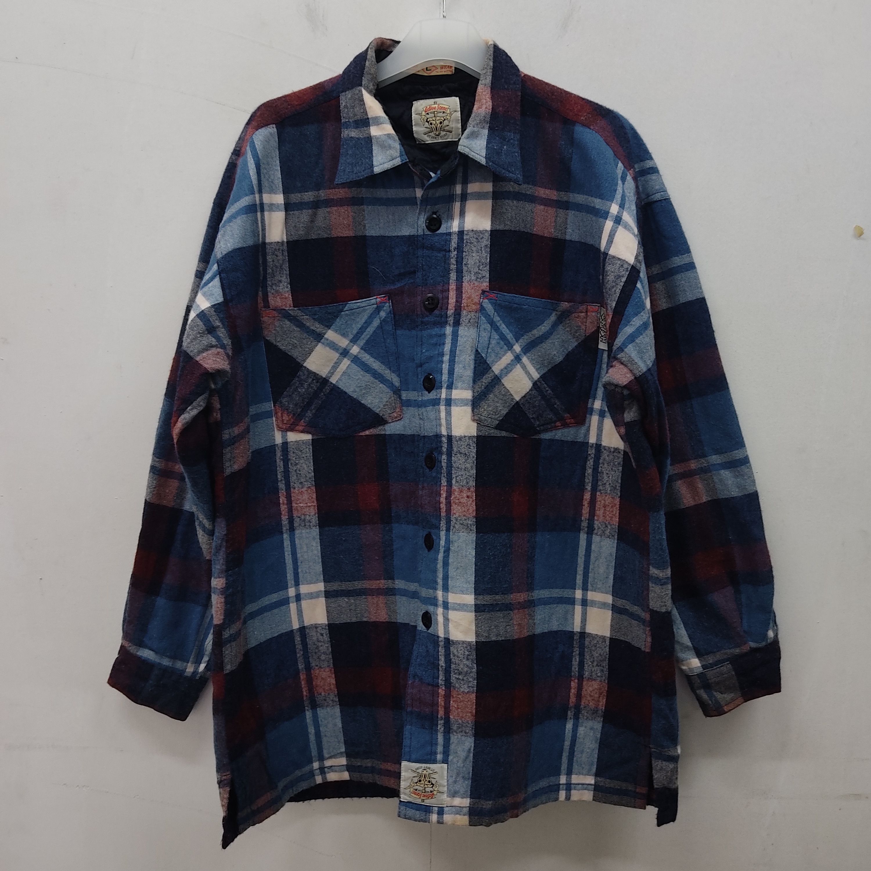 Flannel Crash Active Scene Street Surf Checked Flannel Size US L / EU 52-54 / 3 - 1 Thumbnail