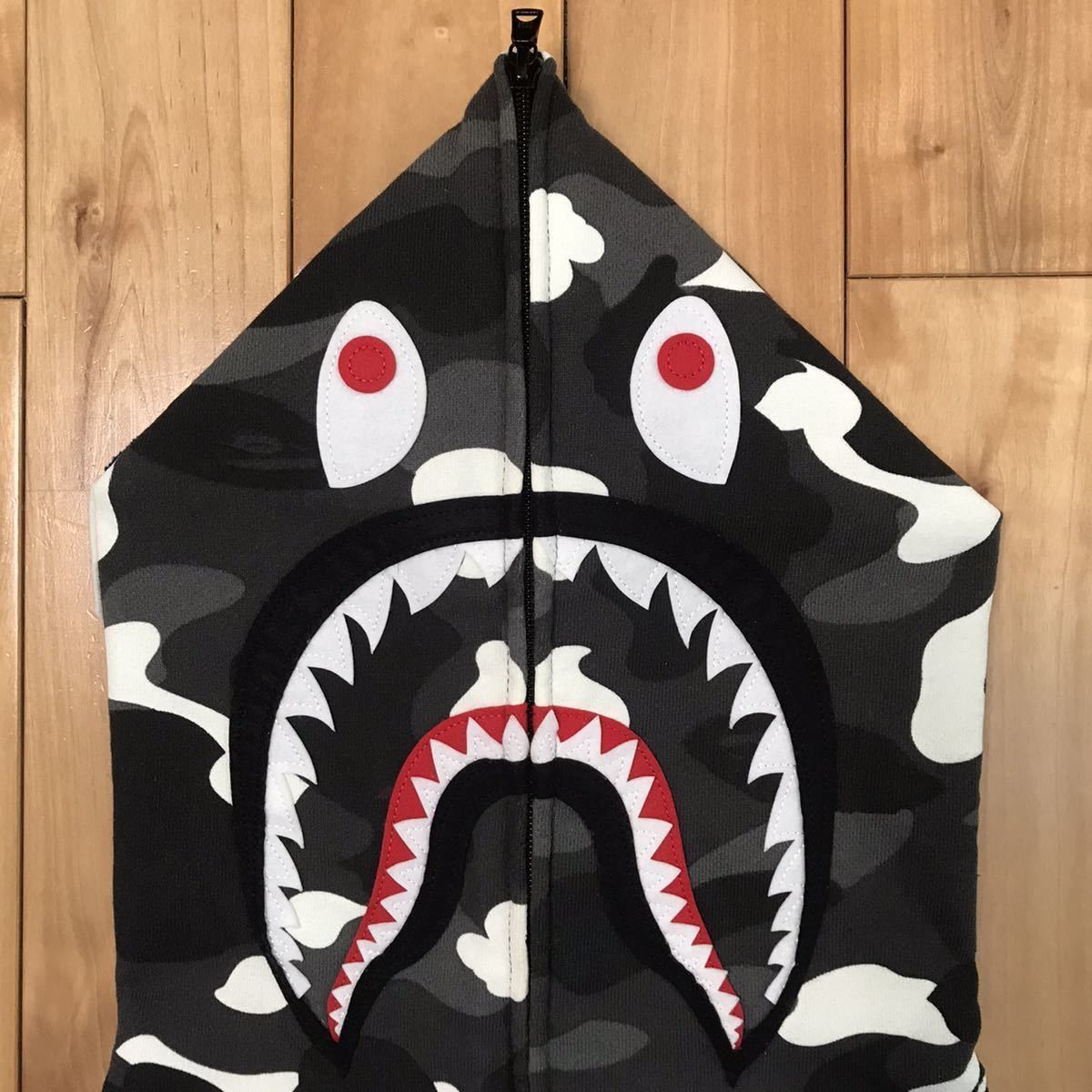 Bape 💫 glow in the dark💫 city camo Shark full zip hoodie Size US L / EU 52-54 / 3 - 3 Thumbnail