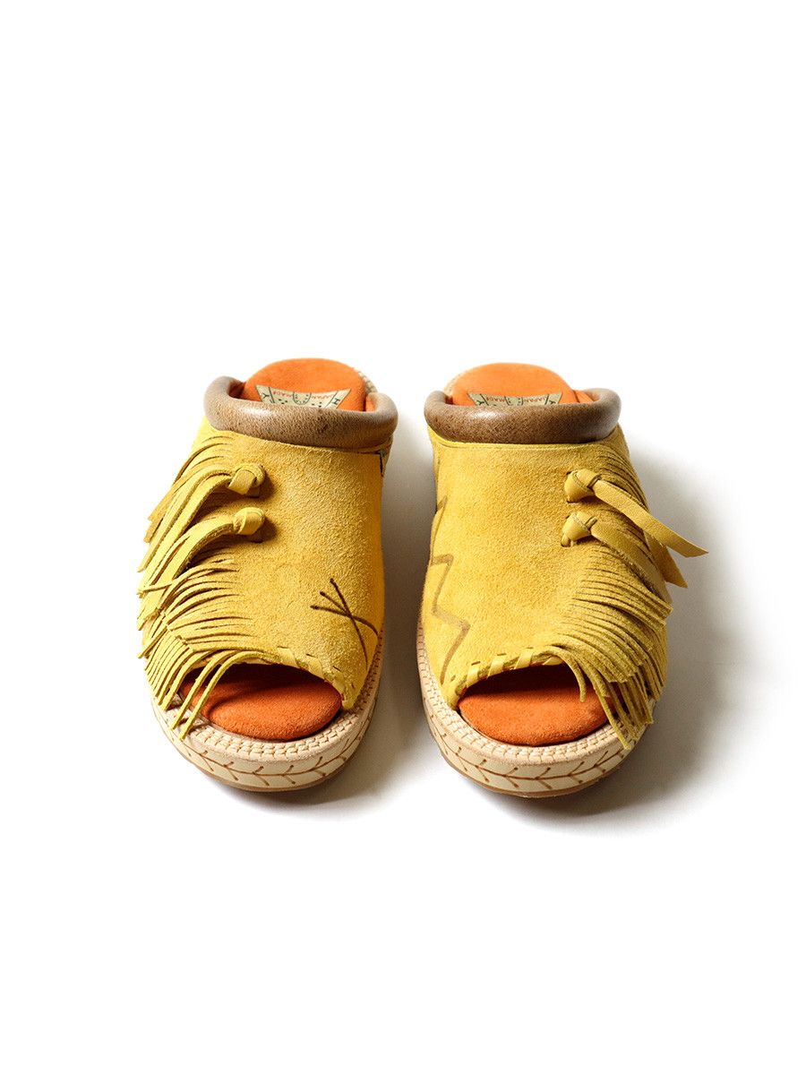 Kapital × Vibram Kapital Deer Leather Pueblo Rain Sabo Sandals Size US 10.5 / EU 43-44 - 2 Thumbnail
