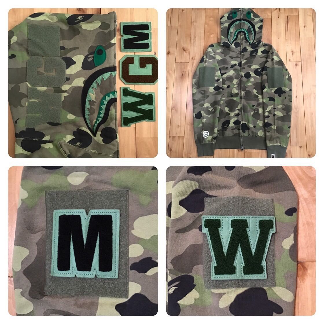 Bape BAPE Gradation camo shark full zip hoodie Size US L / EU 52-54 / 3 - 3 Thumbnail