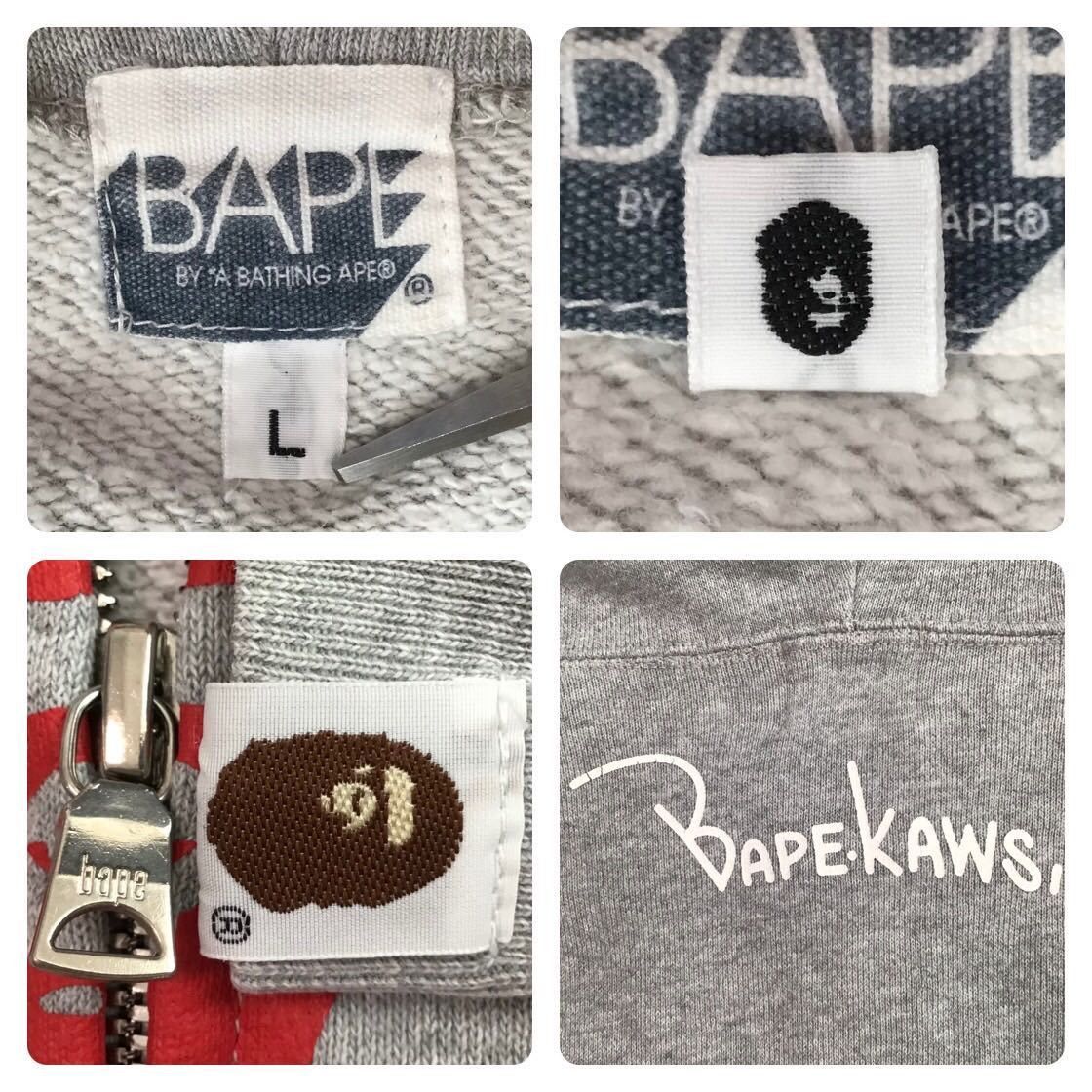 Bape × Kaws BAPE × kaws Target logo Full zip hoodie a bathing ape NIGO Size US L / EU 52-54 / 3 - 8 Thumbnail
