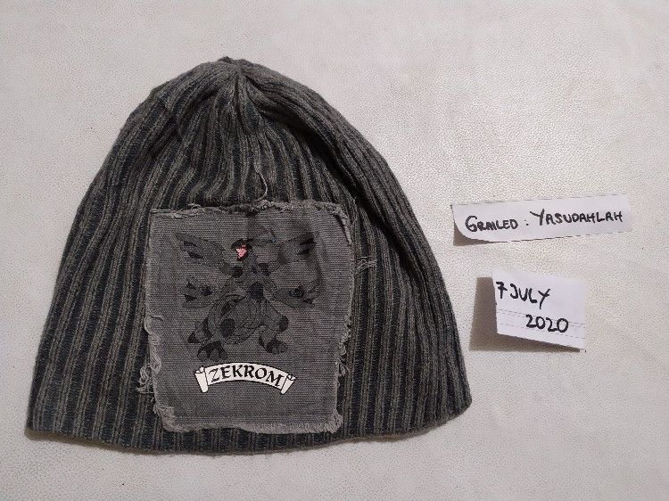Pokemon 🔥Pokemon Beanie Zekrom Patch Monster Character Hats Size ONE SIZE - 7 Thumbnail
