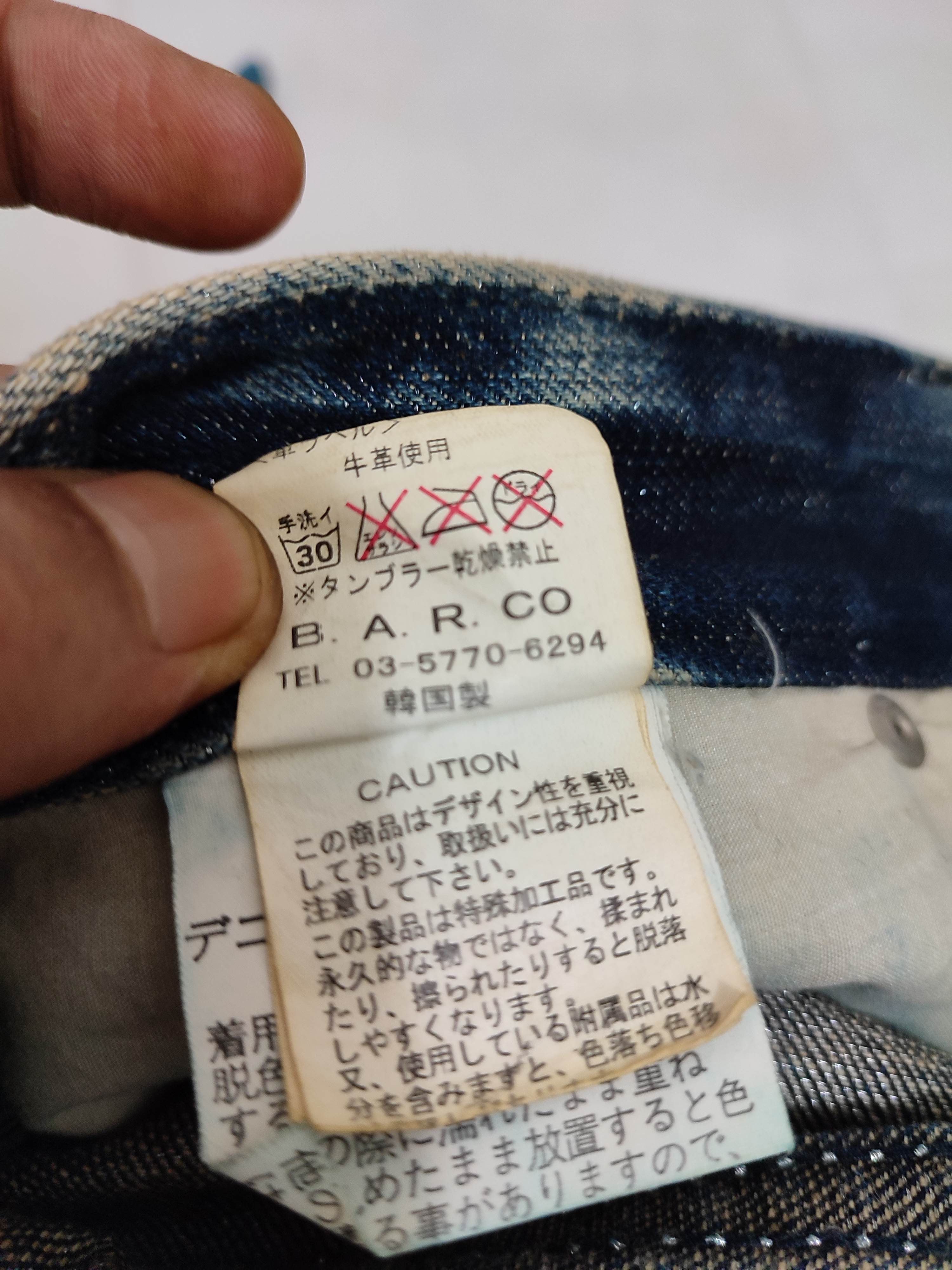 Japanese Brand 🔥XFRM Japan Acid Wash Jeans Skull Pants Painted Flared Size US 29 - 20 Thumbnail