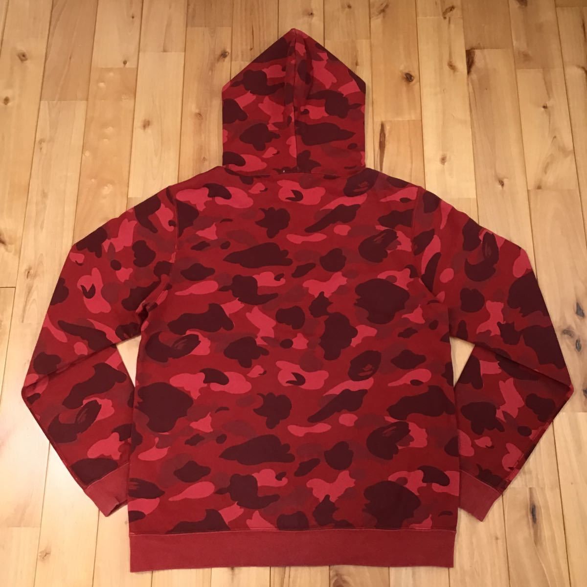 Bape BAPE Red Camo Full Zip Hoodie Rakuten Eagles Size US L / EU 52-54 / 3 - 5 Thumbnail