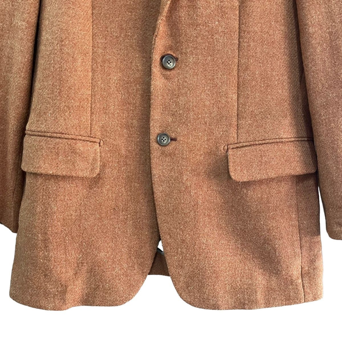 Harris Tweed × Japanese Brand × Vintage 💥80s HARRIS TWEED BLAZER JACKET Size US L / EU 52-54 / 3 - 4 Thumbnail