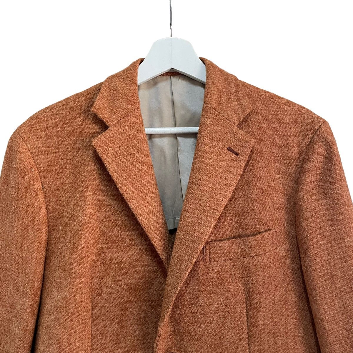 Harris Tweed × Japanese Brand × Vintage 💥80s HARRIS TWEED BLAZER JACKET Size US L / EU 52-54 / 3 - 3 Thumbnail