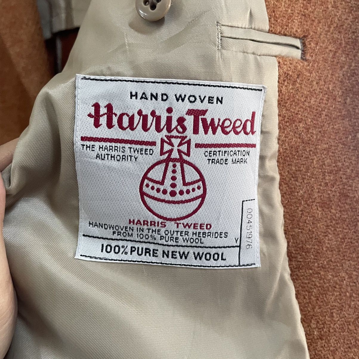 Harris Tweed × Japanese Brand × Vintage 💥80s HARRIS TWEED BLAZER JACKET Size US L / EU 52-54 / 3 - 7 Thumbnail