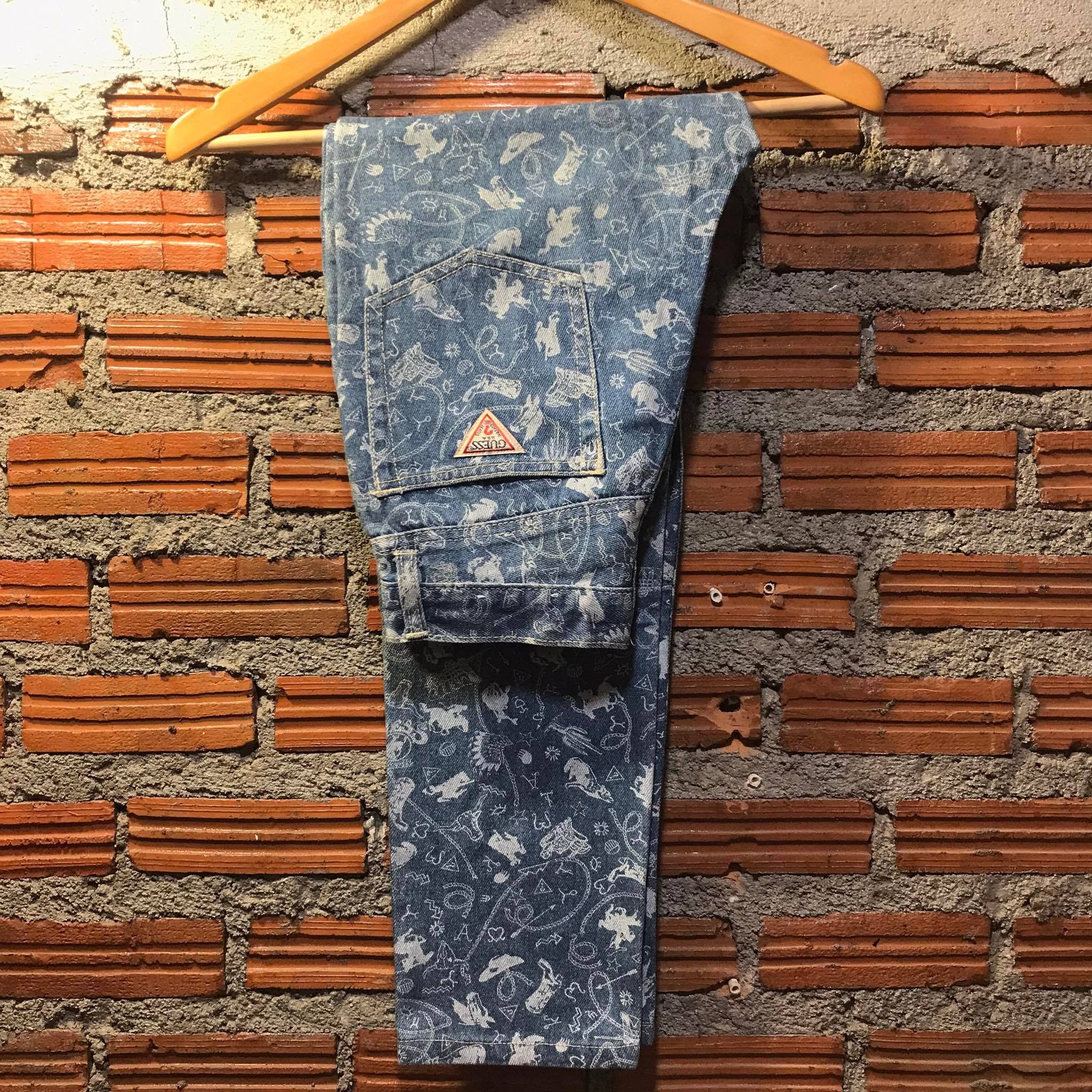 Guess Guess USA High Waisted Denim Pants 90s Size 27" / US 4 / IT 40 - 3 Thumbnail