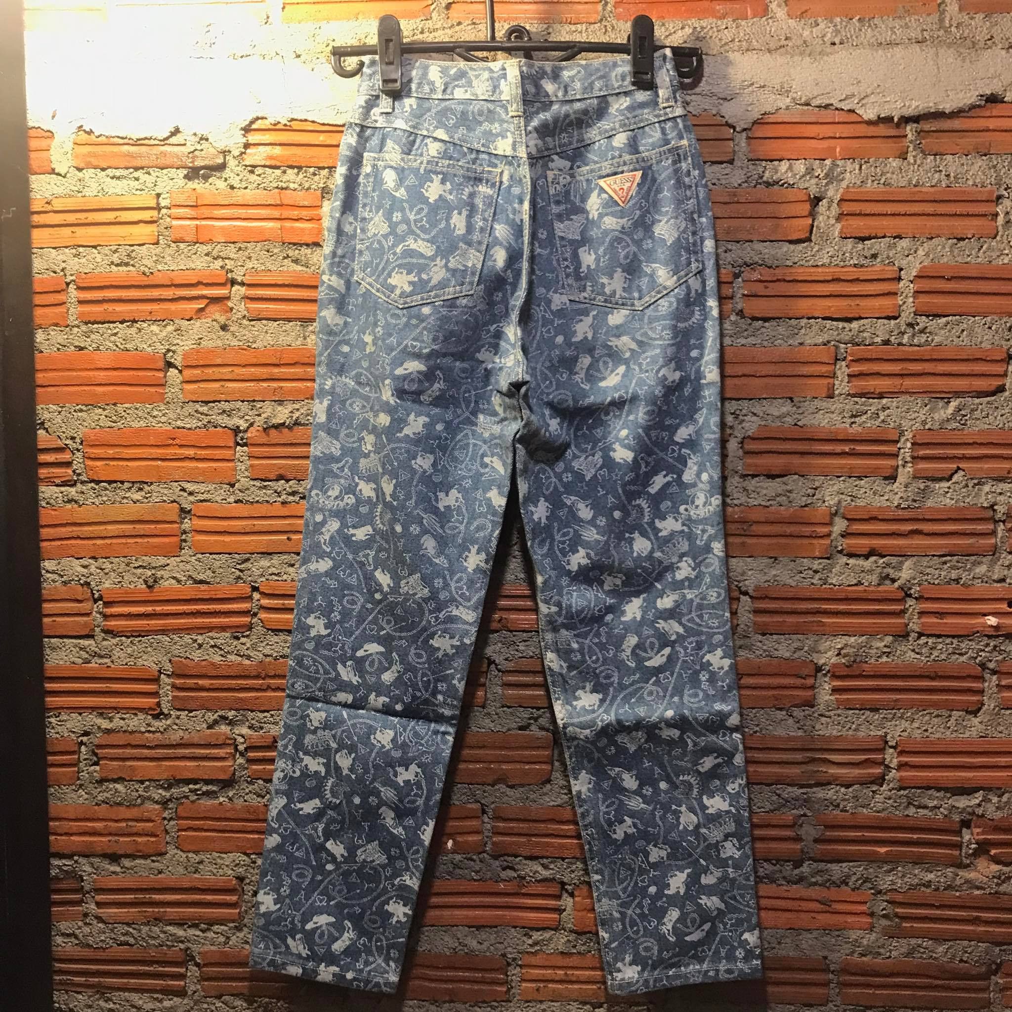 Guess Guess USA High Waisted Denim Pants 90s Size 27" / US 4 / IT 40 - 1 Thumbnail