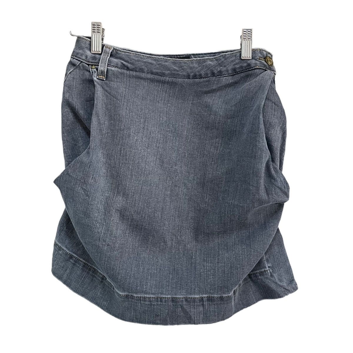 Vivienne Westwood 💥 VIVIENNE WESTWOOD x LEE DENIM MINI SKIRT Size 26" / US 2 / IT 38 - 2 Thumbnail