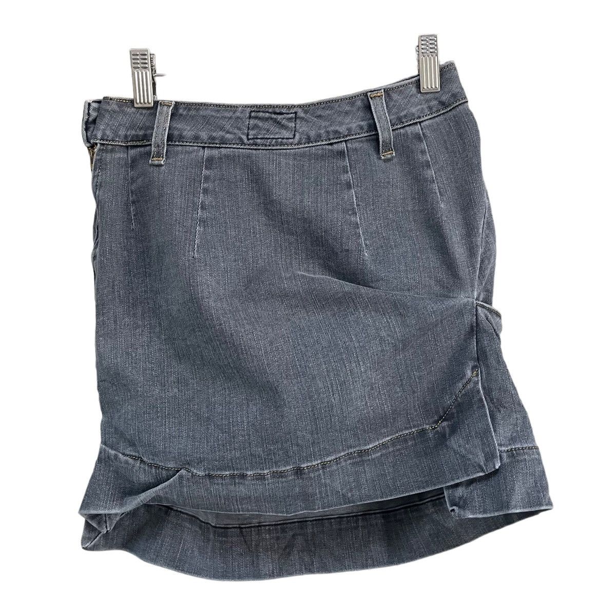 Vivienne Westwood 💥 VIVIENNE WESTWOOD x LEE DENIM MINI SKIRT Size 26" / US 2 / IT 38 - 4 Thumbnail
