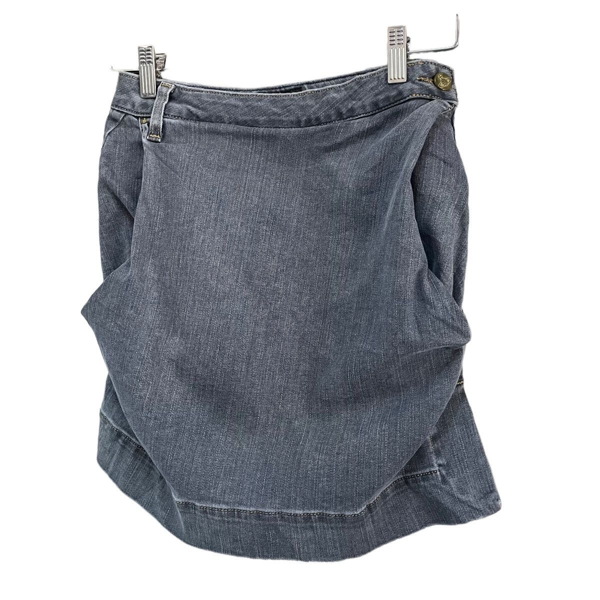 Vivienne Westwood 💥 VIVIENNE WESTWOOD x LEE DENIM MINI SKIRT Size 26" / US 2 / IT 38 - 1 Thumbnail