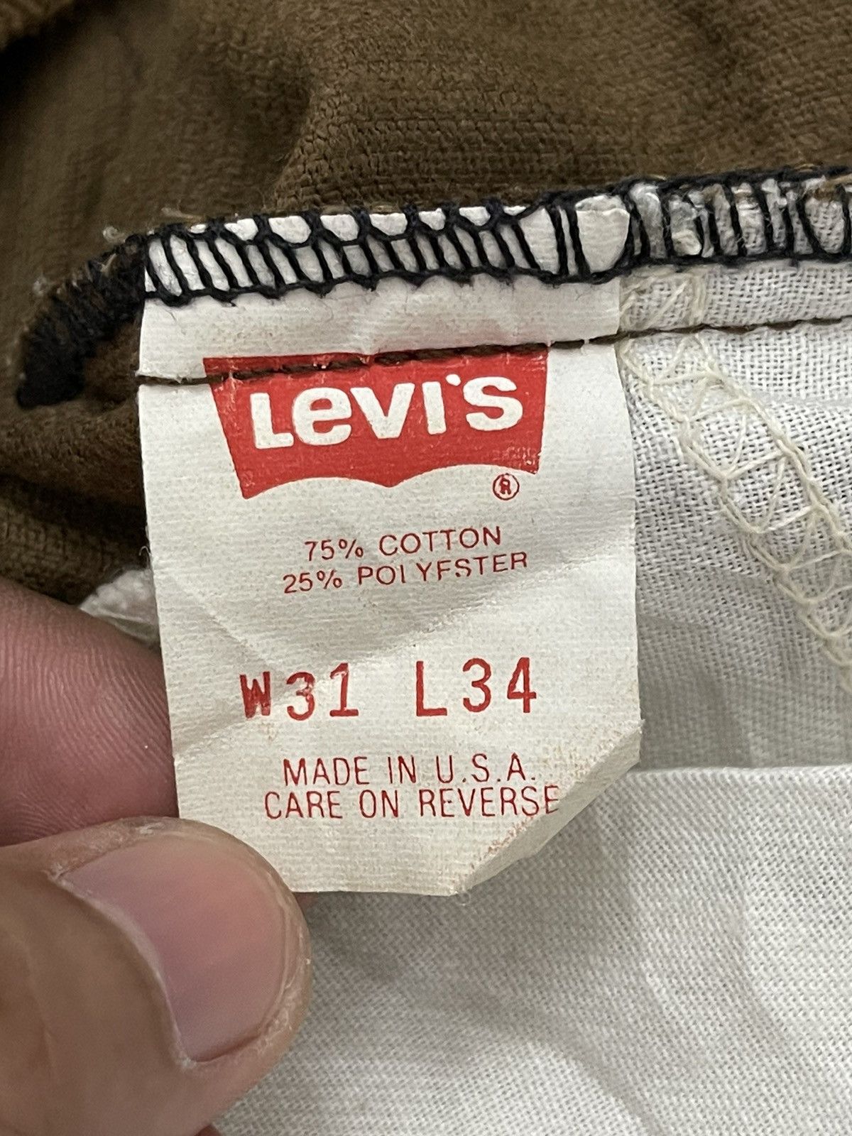 Levi's × Vintage Vintage Levi’s Brown Corduroy Flare Jeans Size US 30 / EU 46 - 6 Thumbnail
