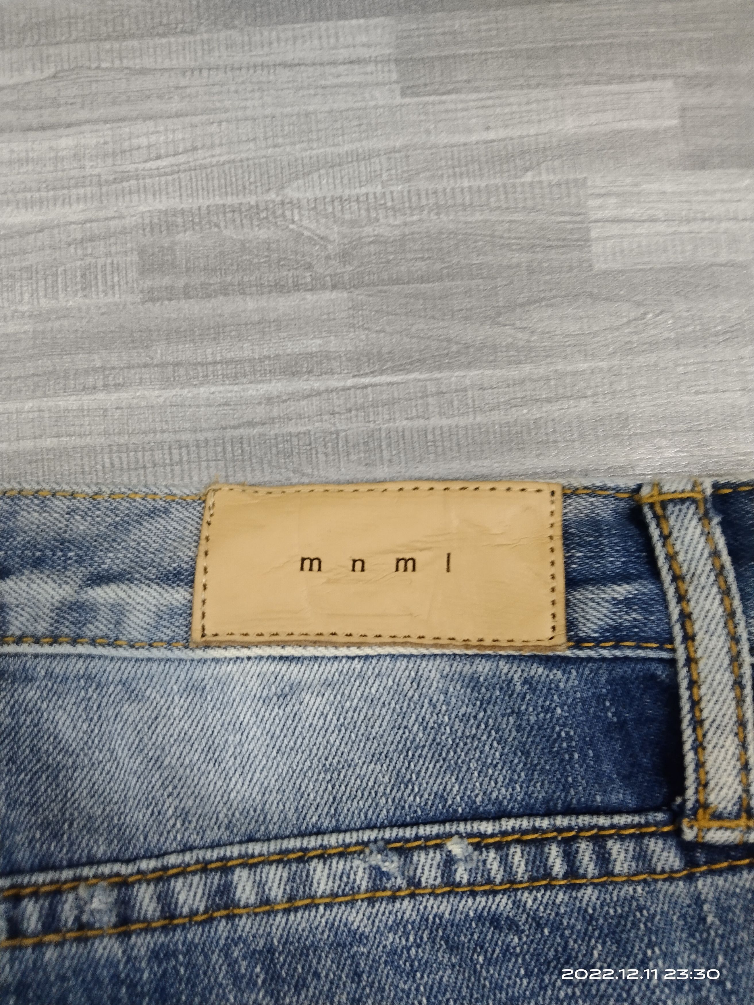 MNML DiSTRESSED RIPED MNML INSPIRED FOG DENIM PANTS Size US 32 / EU 48 - 11 Thumbnail
