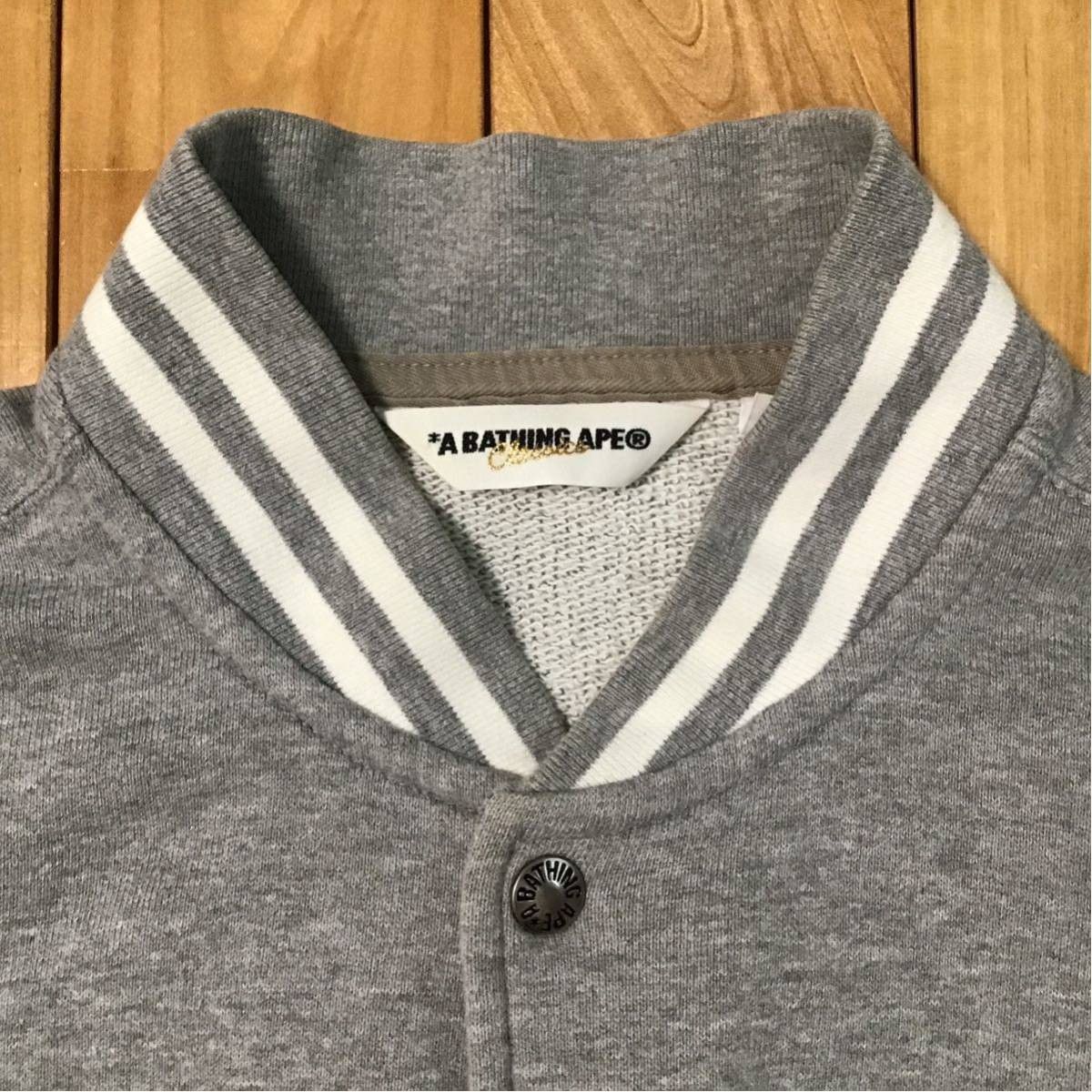 Bape BAPE General Sweat bomber jacket Gray Size US M / EU 48-50 / 2 - 5 Thumbnail