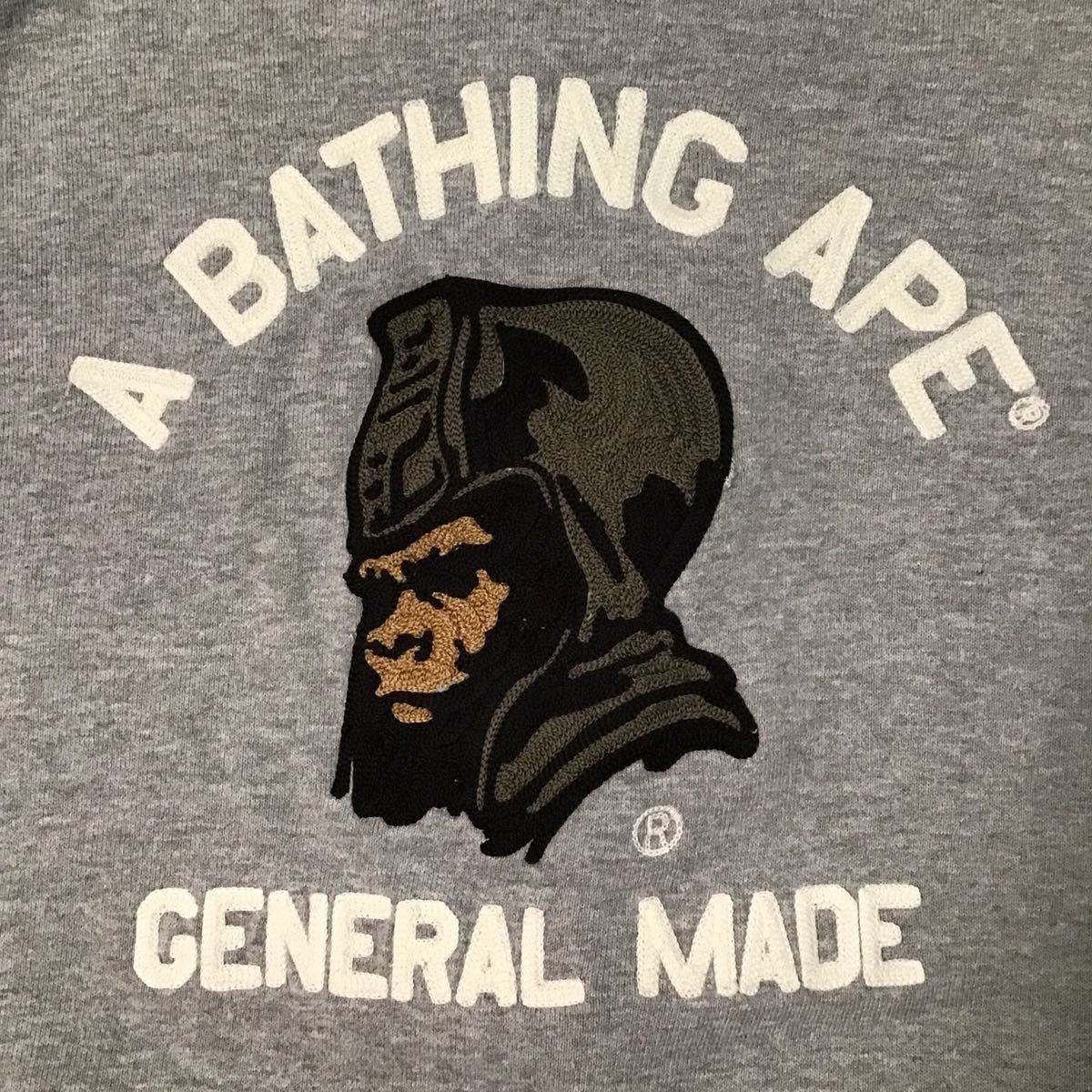 Bape BAPE General Sweat bomber jacket Gray Size US M / EU 48-50 / 2 - 4 Thumbnail