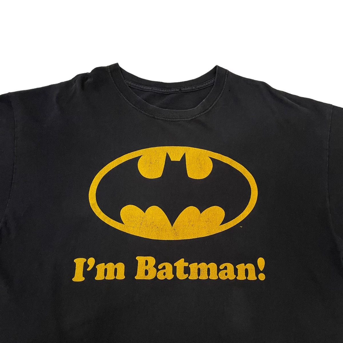 DC Comics 💥 90s BATMAN BIG LOGO TSHIRT Size US XL / EU 56 / 4 - 4 Thumbnail