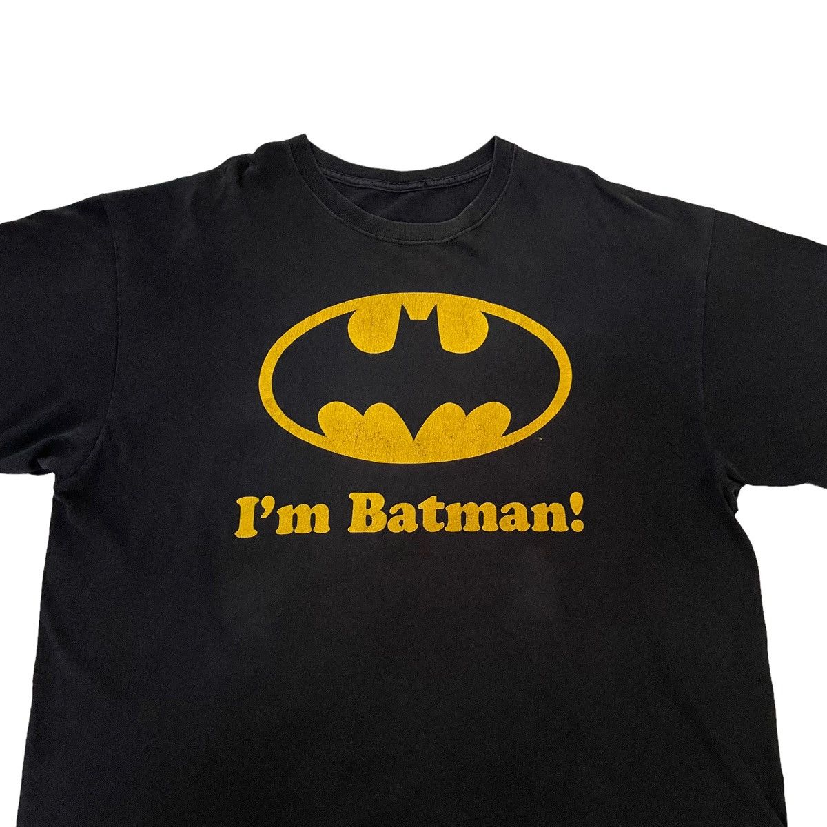 DC Comics 💥 90s BATMAN BIG LOGO TSHIRT Size US XL / EU 56 / 4 - 3 Thumbnail
