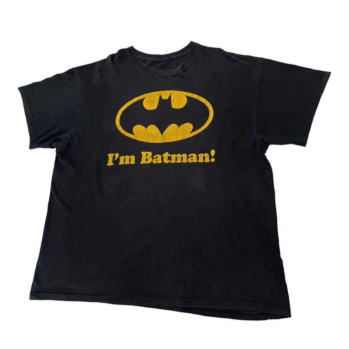 DC Comics 💥 90s BATMAN BIG LOGO TSHIRT Size US XL / EU 56 / 4 - 2 Thumbnail