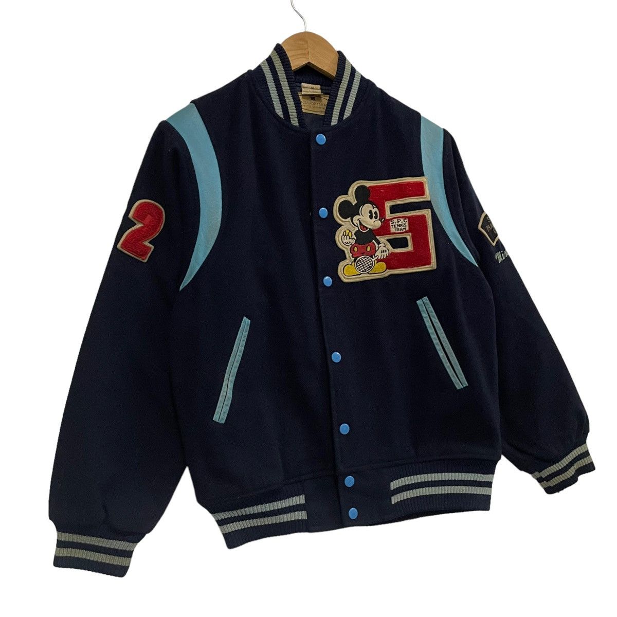 Mickey Mouse 💥80s MICKEY DISNEY WOOL VARSITY JACKET Size US S / EU 44-46 / 1 - 2 Thumbnail
