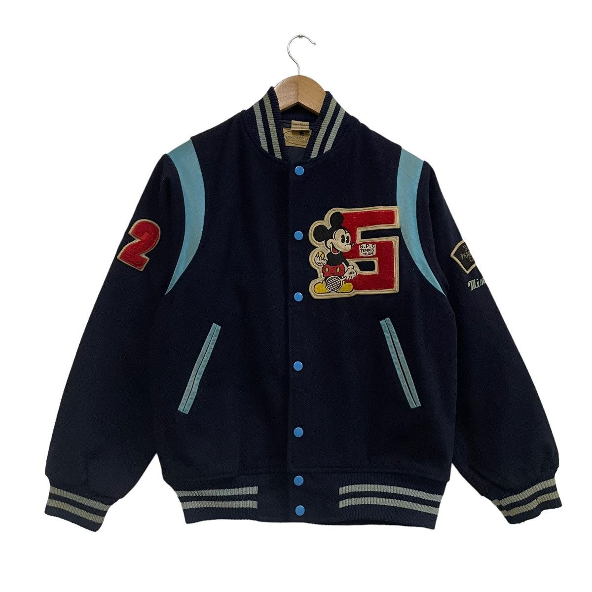 Mickey Mouse 💥80s MICKEY DISNEY WOOL VARSITY JACKET Size US S / EU 44-46 / 1 - 1 Thumbnail