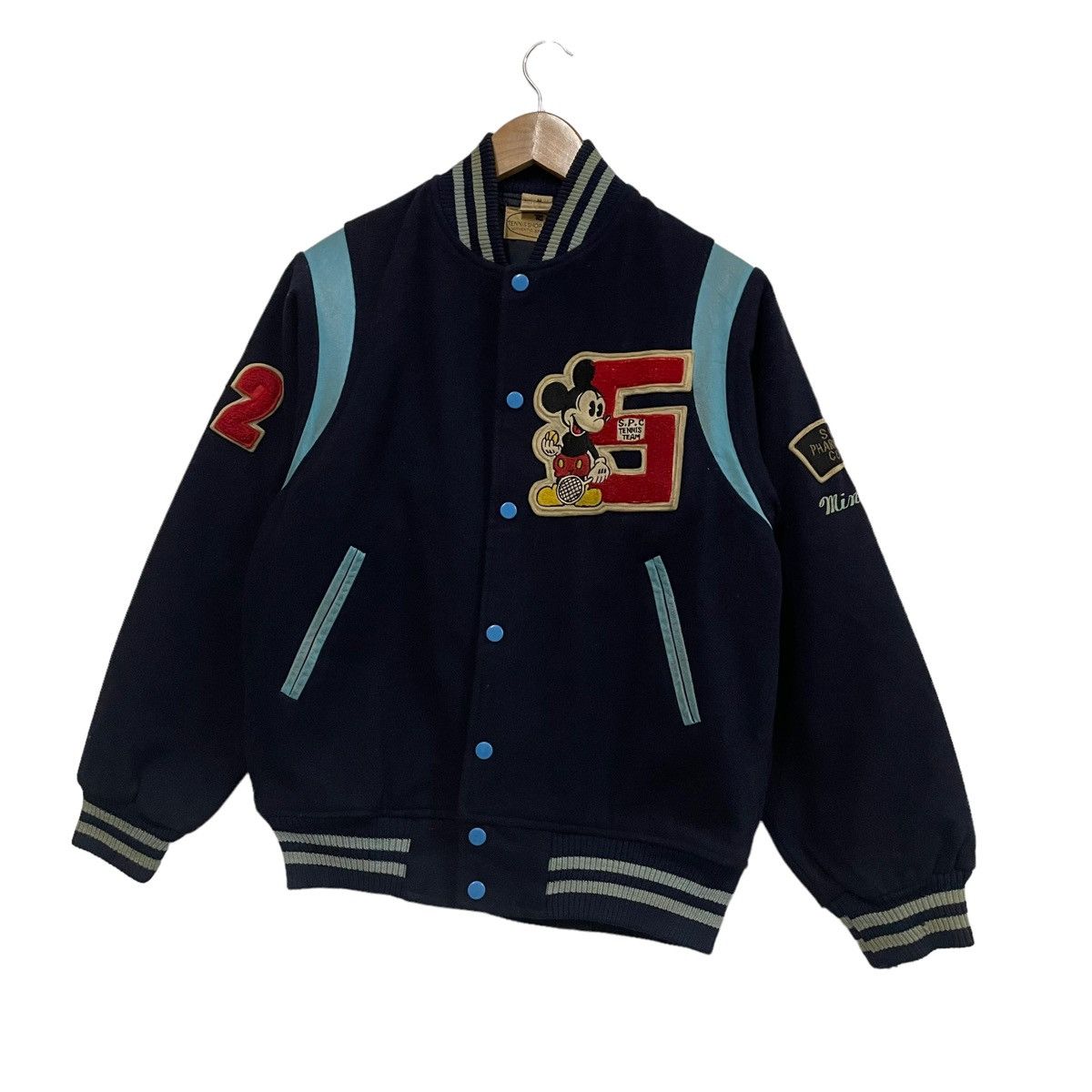 Mickey Mouse 💥80s MICKEY DISNEY WOOL VARSITY JACKET Size US S / EU 44-46 / 1 - 3 Thumbnail