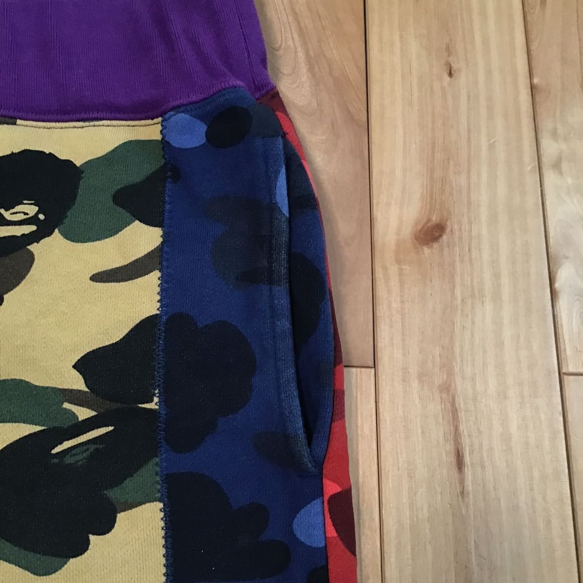 Bape BAPE Mix camo College logo sweat shorts a bathing ape★size L Size US 34 / EU 50 - 7 Thumbnail