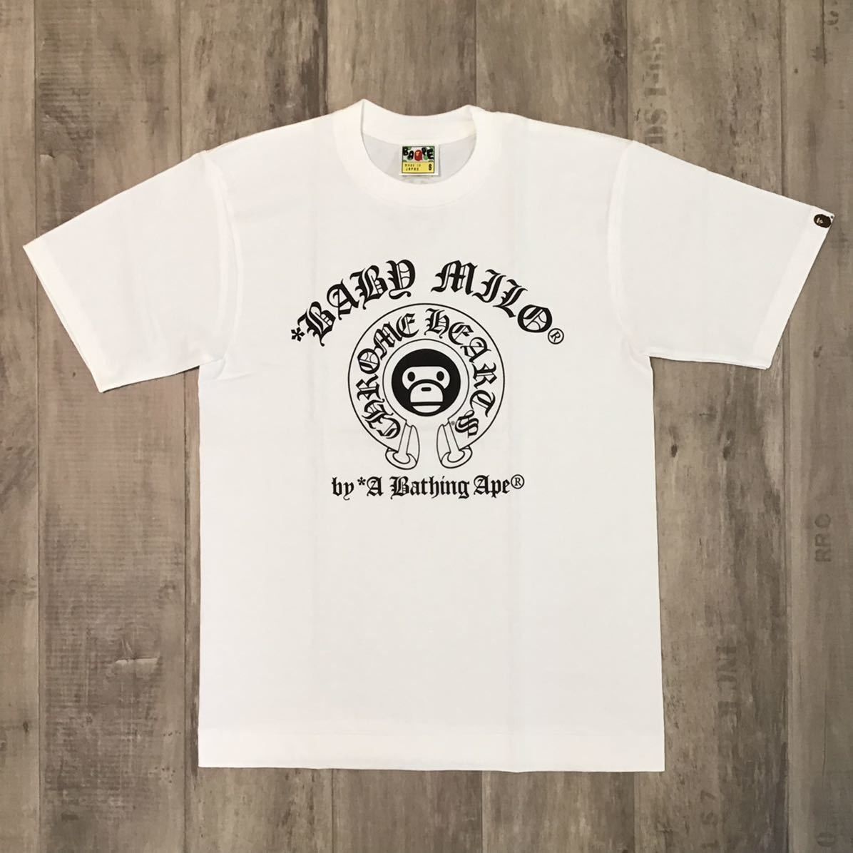 日本限定モデル】 クロムハーツ × BAPE マイロ レディース Tシャツ S