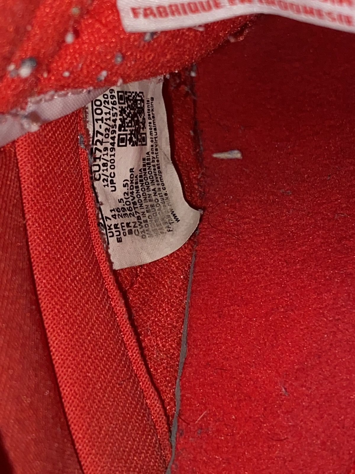Nike Nike Dunk Low University Red Size US 8 / EU 41 - 4 Thumbnail