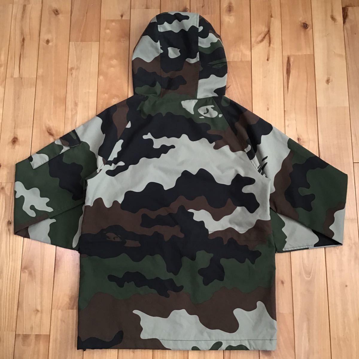 Bape BAPE woodland camo nylon hoodie jacket Size US M / EU 48-50 / 2 - 5 Thumbnail