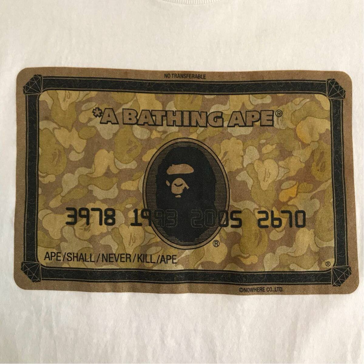 Bape BAPE Gold card members limited T-shirt Size US S / EU 44-46 / 1 - 2 Thumbnail