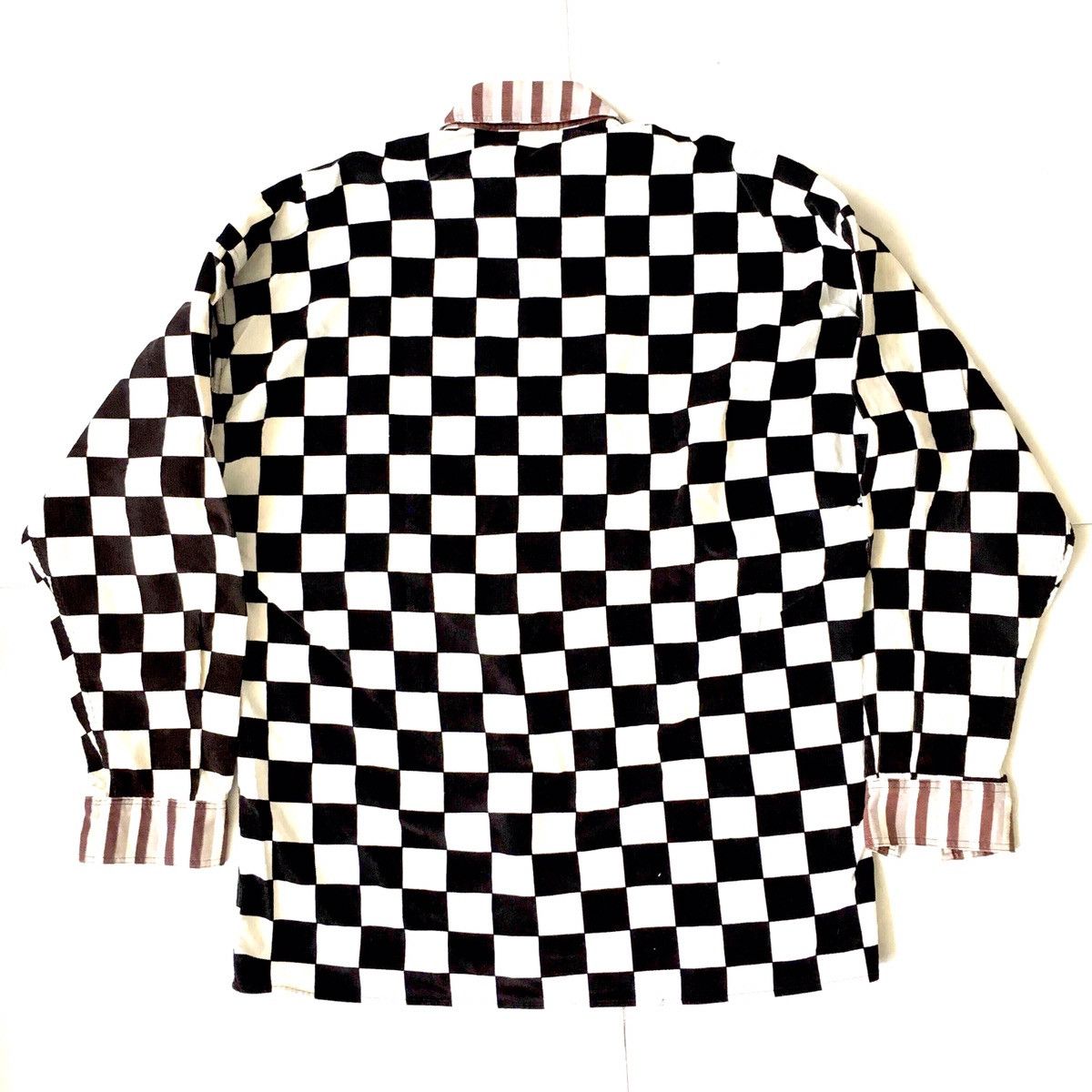 Versace Vintage Versace jean couture checkered Corduroy shirt Size US M / EU 48-50 / 2 - 2 Thumbnail