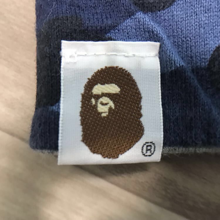 Bape BAPE reversible T-shirt blue camo × neon college logo Size US L / EU 52-54 / 3 - 8 Thumbnail