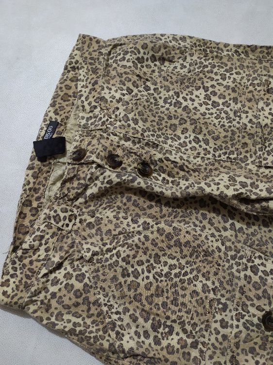 Other × Vintage 🔥Michele Bohbot Leopard Cargo multi pocket Pants Size US 29 - 4 Thumbnail