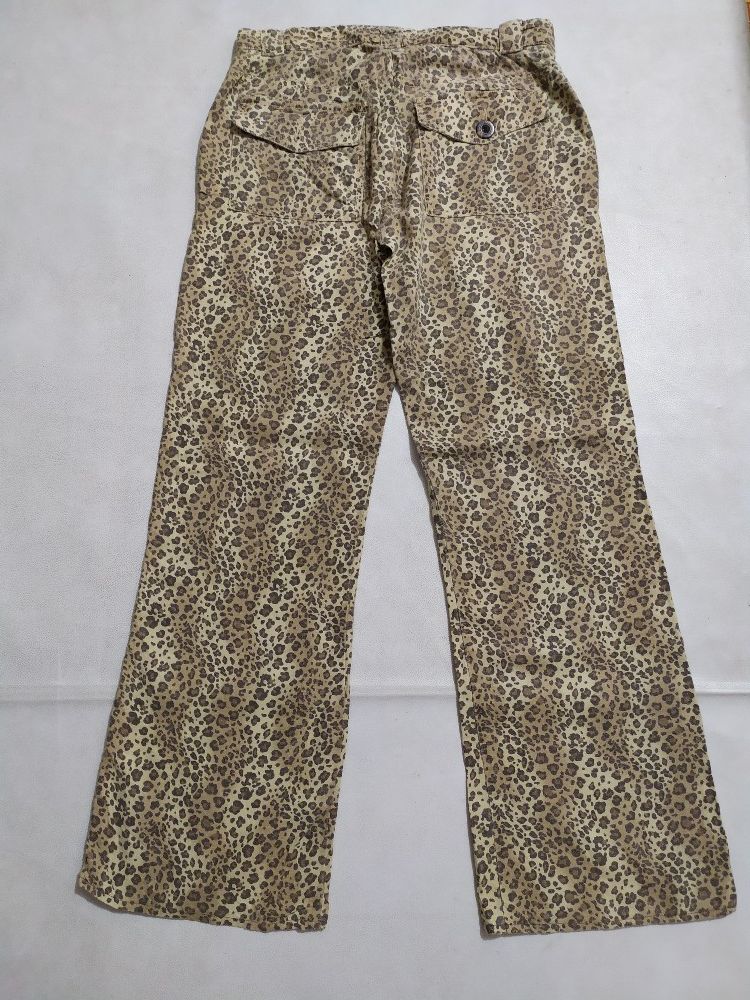 Other × Vintage 🔥Michele Bohbot Leopard Cargo multi pocket Pants Size US 29 - 6 Thumbnail