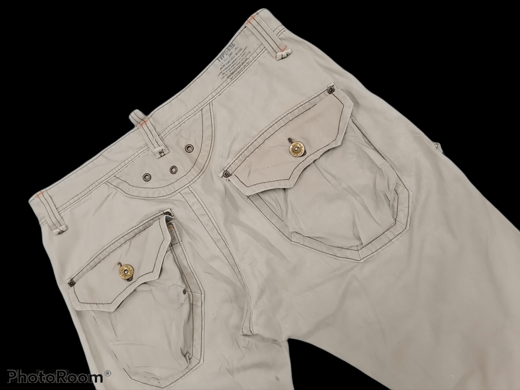 Japanese Brand Flare Edwin 505 Khaki Front Pocket Pants Size US 34 / EU 50 - 6 Thumbnail
