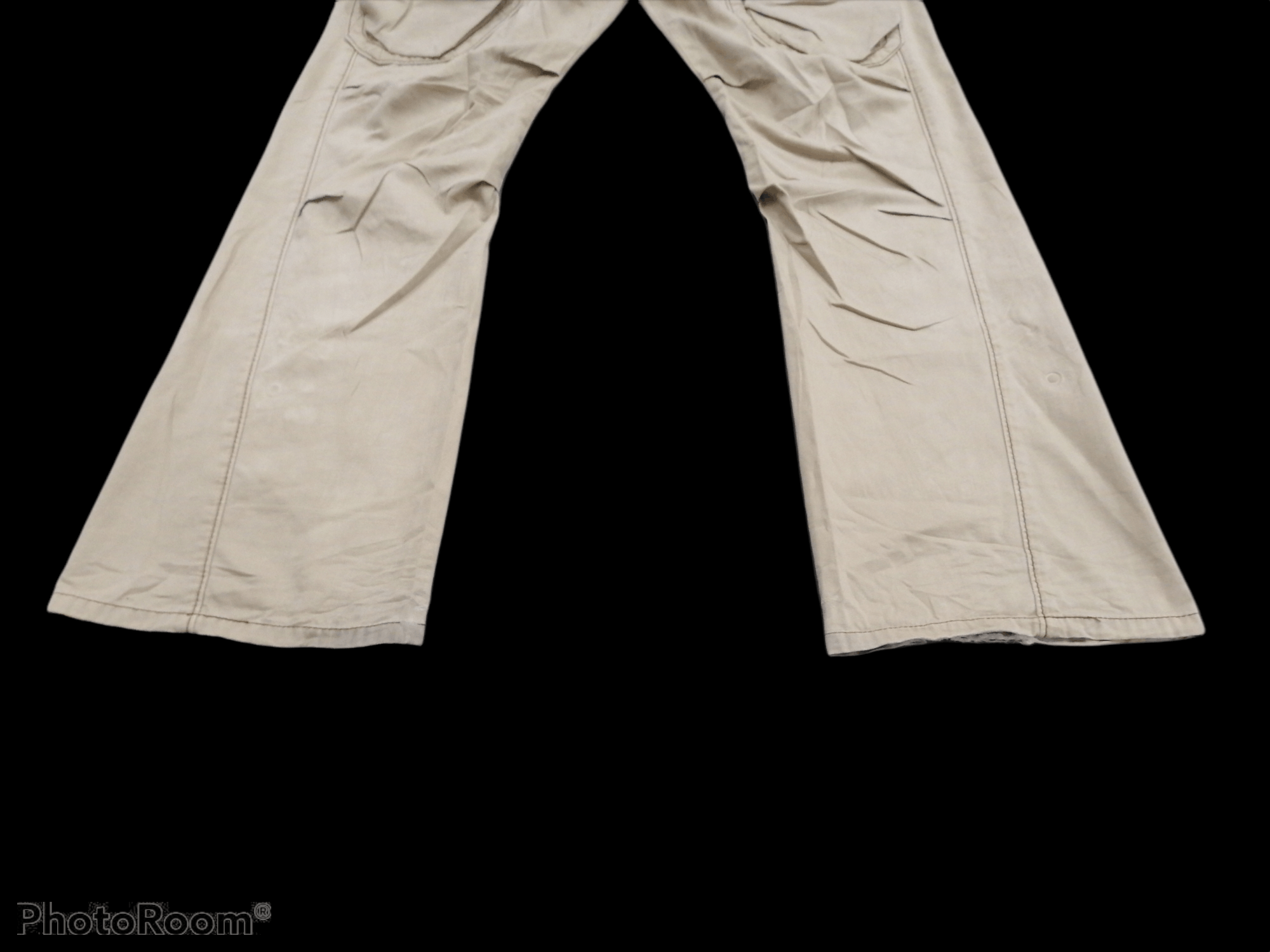 Japanese Brand Flare Edwin 505 Khaki Front Pocket Pants Size US 34 / EU 50 - 2 Thumbnail