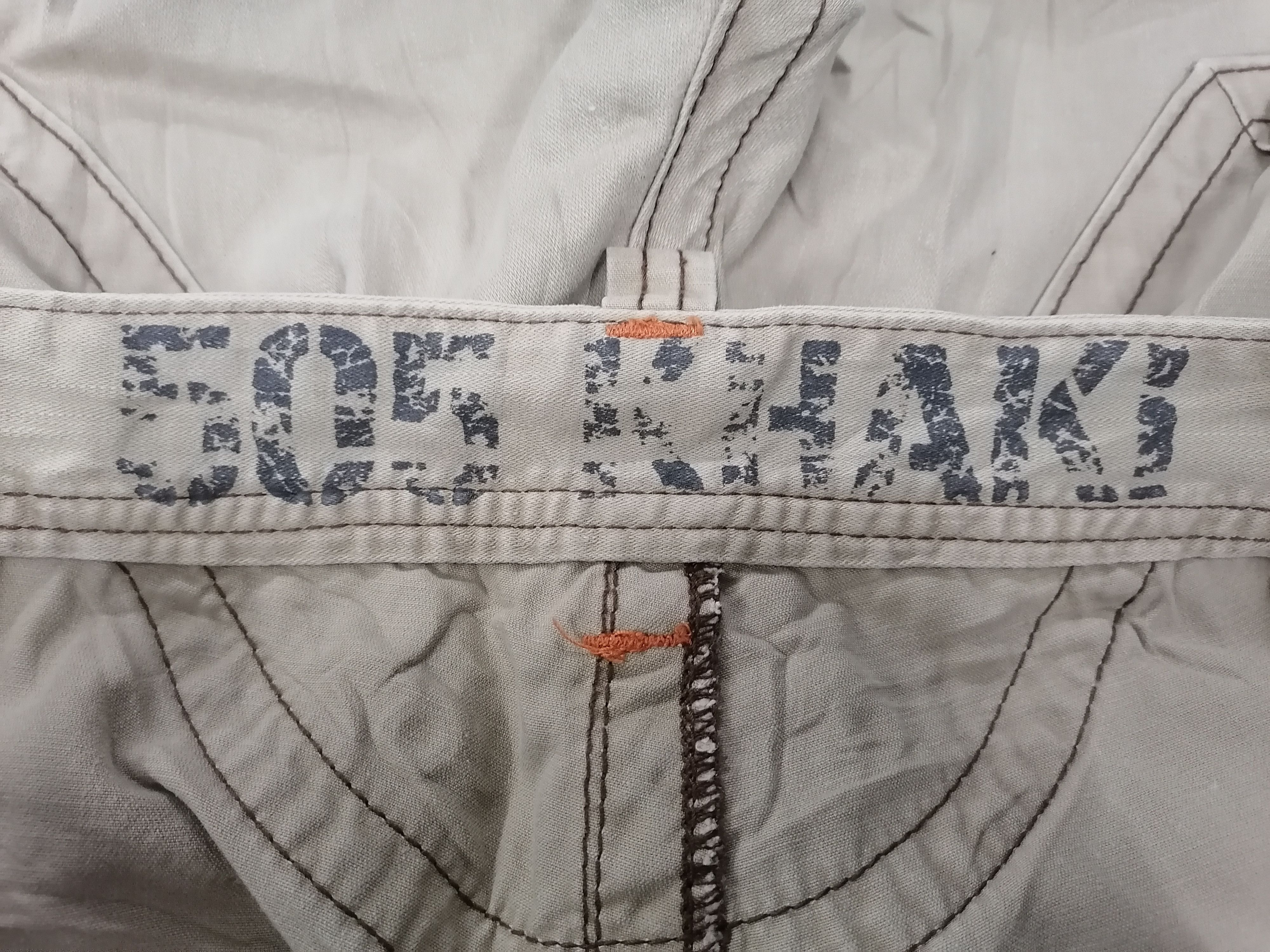 Japanese Brand Flare Edwin 505 Khaki Front Pocket Pants Size US 34 / EU 50 - 8 Thumbnail