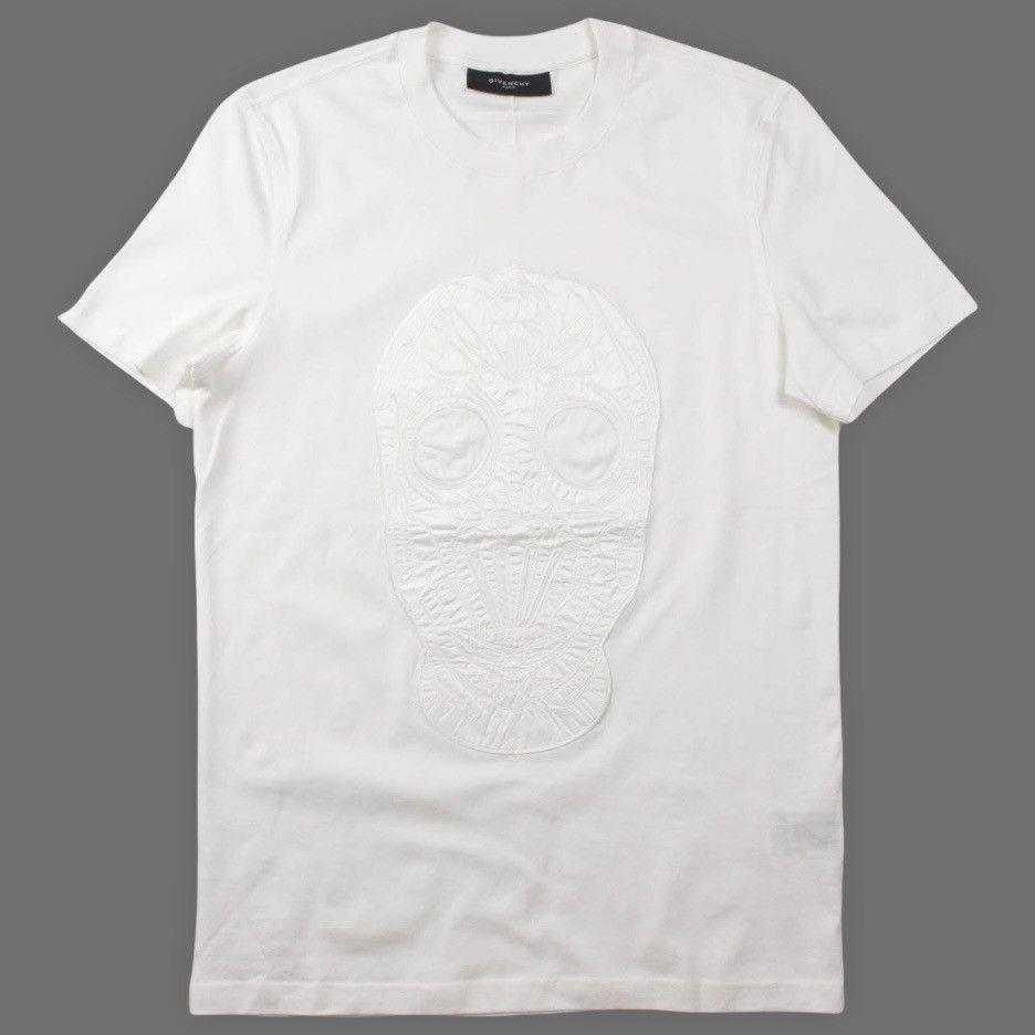 image of Givenchy x Riccardo Tisci Ss11 Mask T Shirt in White, Men's (Size Small)