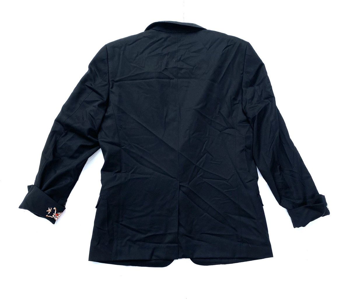 Maison MIHARA YASUHIRO Fall12 Dragon Embroidered Roll Up Sleeves Blazer Size 46S - 4 Thumbnail