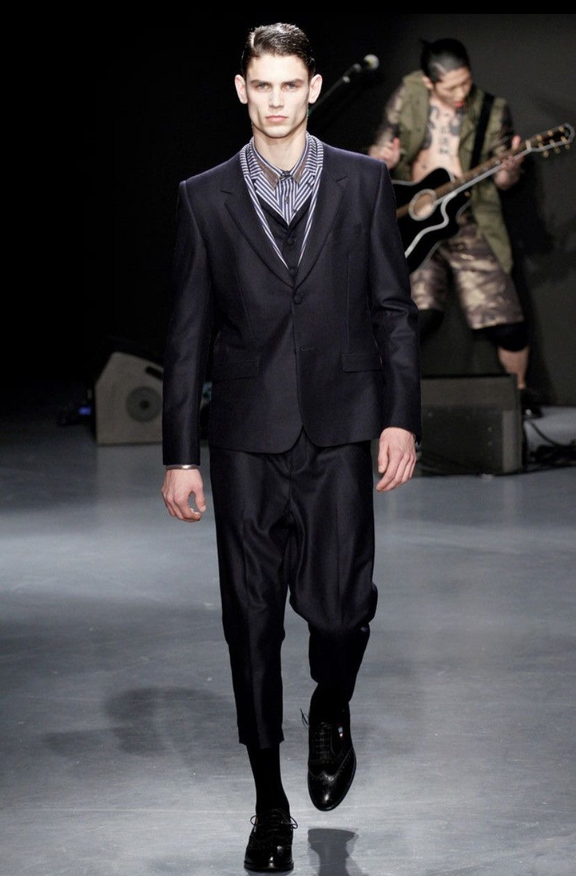 Maison MIHARA YASUHIRO Fall12 Dragon Embroidered Roll Up Sleeves Blazer Size 46S - 1 Thumbnail