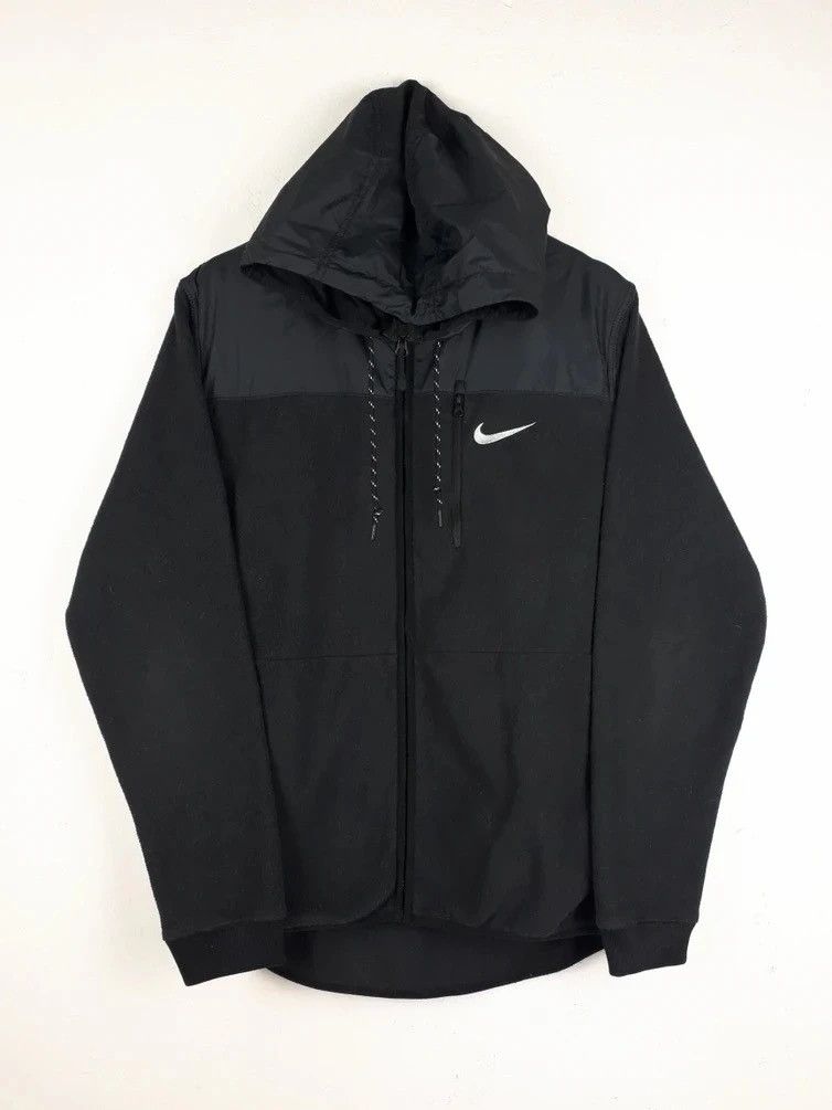 Nike × Vintage Y2k Fleece Nike Mini Swoosh Logo Travis Style Hoodie Size US M / EU 48-50 / 2 - 1 Thumbnail
