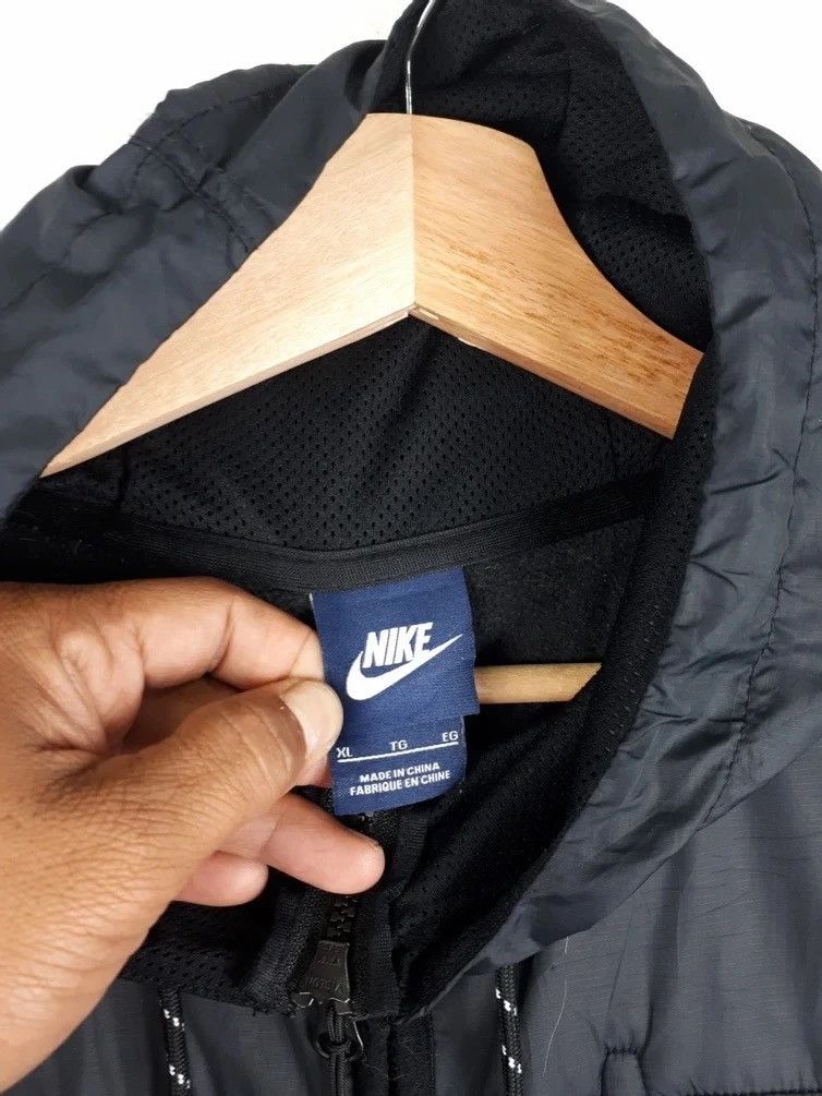 Nike × Vintage Y2k Fleece Nike Mini Swoosh Logo Travis Style Hoodie Size US M / EU 48-50 / 2 - 7 Thumbnail